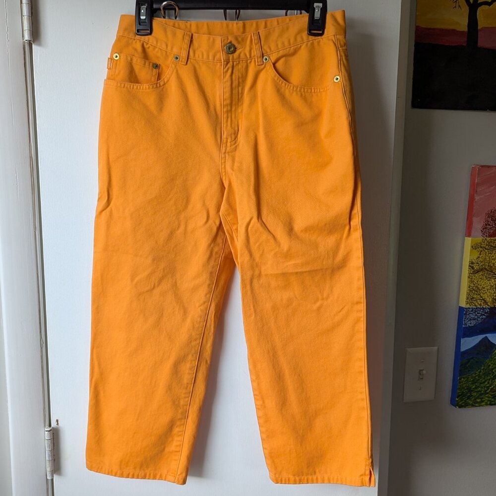 Ralph Lauren Jeans Orange Capris Size 4